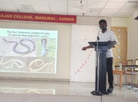 Snakes- Talk at Thiagarajar College